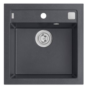 FORMIC 20/91- černá ( 520x510mm) + pop-up sifon F